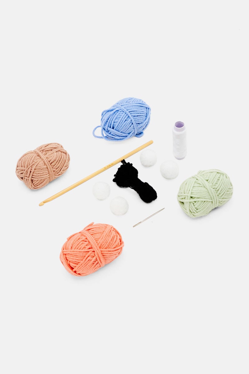 Tchibo DIY Crochet Kit Egg Cozy, Pink Combo - Image 3